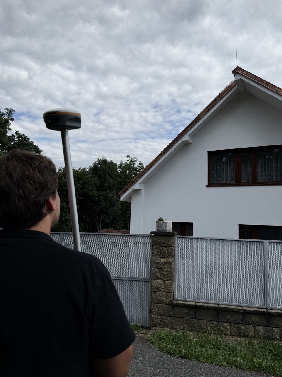 GNSS měření DTM, geometrického plánu a polohopisu
